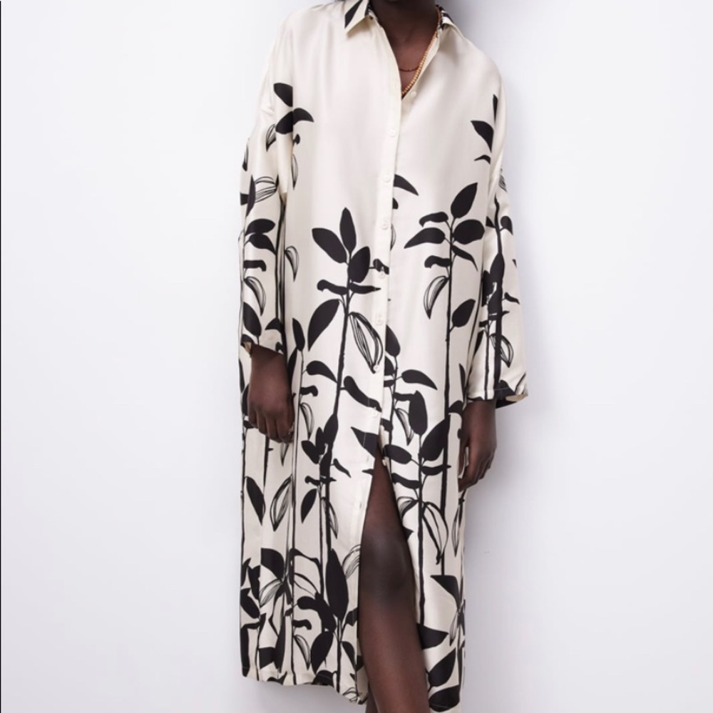 Zara Shirt Dress Swim Cover - Picture 6 of 6